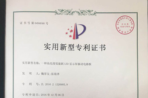 2018 核心发明专利授权